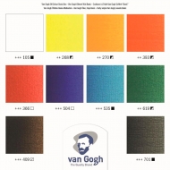 Набір олійних фарб VAN GOGH Basic box 10*40 мл + (медіум, маслянка, пензлі-2 шт,палітра) (02840510), Van Gogh Набір олійних фарб VAN GOGH Basic box 10*40 мл + (медіум, маслянка, пензлі-2 шт,палітра) (02840510)