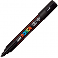 Маркер акриловий Uni Posca PC-5M 1,8-2,5 мм чорний (PC5M99)