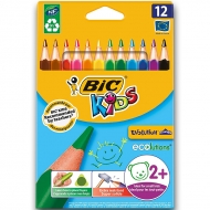 Набір кольорових олівців BIC Kids Evolution Triangle 12 кольорів (8297356) Набір кольорових олівців BIC Kids Evolution Triangle 12 кольорів (8297356)