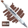 Маркер двосторонній SKETCHMARKER BR020 Chocolate (Шоколад) (SM-BR020)