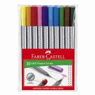Набір ручок капілярних Faber-Castell 0,4 мм 10 кольорів (151610)