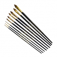 Кисти для масла и акрила REMBRANDT 245 колонок овальные (кошачий язык)