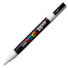 Маркер акриловий Uni Posca PC-3M 0,9-1,3 мм білий (PC3M01)