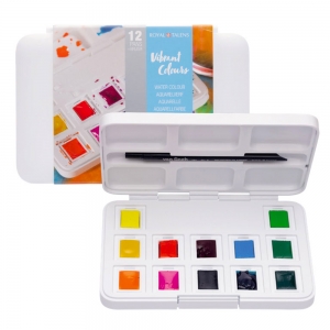 Набір акварельних фарб Van Gogh VIBRANT COLOURS 12 кол 1,3 мл в пласт пеналі + пензлик (20808643)