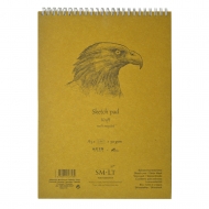ВИВЕДЕНО Альбом для малюнка SMLT Authentic Kraft коричневий А5 90г/м2 60 арк (5EB-60TS/KRAFT)
