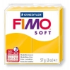 Полімерна глина (пластика) Fimo Soft 57г (016) Жовта (8020-16)
