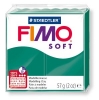 Полімерна глина (пластика) Fimo Soft 57г (056) Смарагдова зелена (8020-56)