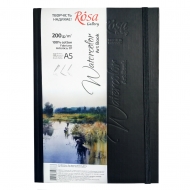 ВИВЕДЕНО РОСОЮ Блокнот для акварелі ROSA Gallery чорний c/з 200г/м2 32 арк (169153010) ВИВЕДЕНО РОСОЮ Блокнот для акварелі ROSA Gallery чорний c/з 200г/м2 32 арк (169153010)