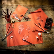 Склеювання для пастелі Rembrandt Toned Sanguine Red A3 180г/м2 50 арк (93080041), Rembrandt Склеювання для пастелі Rembrandt Toned Sanguine Red A3 180г/м2 50 арк (93080041)