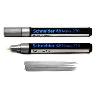 Маркер для декоративних  робіт Schneider MAXX срібло 270 (S127054)