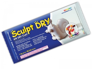 Самозастигаюча маса MUNGYO Sculpt Dry 500 г біла (985505)