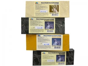 Пластилін Rosa Гамма Скульптурний 400г охра (985501)