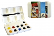 Набір акварельних фарб Van Gogh Pocket box 12 кольорів 2,5 мл в пласт пеналі + пензлик (20808631)