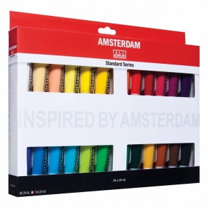 Набір акрилових фарб AMSTERDAM 24 кольорів 20 мл туби (17820424)