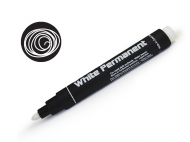 Маркер перманентний Centropen White Permanent 8586 2,5 мм, білий (8586/11)