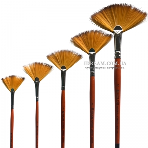 Пензлик синтетика віяло, Carrot KOLOS 1097FN, №10 (421097FN10)