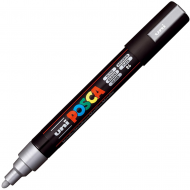 Маркер акриловий Uni Posca PC-5M 1,8-2,5 мм срібло (PC5M93)