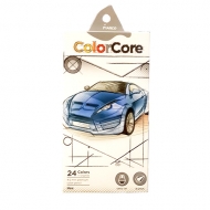 Набір кольорових олівців Marco ColorCore 24 кол d = 4.0 + 1 графітний НВ шестигранні (3100-24CB) Набір кольорових олівців Marco ColorCore 24 кол d = 4.0 + 1 графітний НВ шестигранні (3100-24CB)