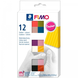 Набір полімерної глини (пластики) Fimo Fashion Colours 12х25гр (8023C12-5)