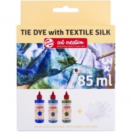 Набір для розпису тканин Talens Art Creations Tie Dye Blue 3х85 мл (403900003)