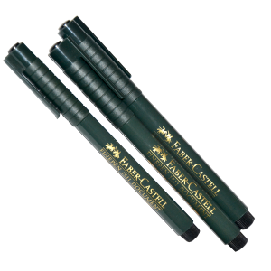 Лайнер Faber-Castell Finepen 1511 0.4 мм Чорний (151199)