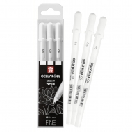 Набір гелевих ручок Sakura Basic Fine 05 3 шт (POXPGBWH3A)